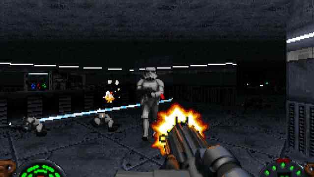 In 1995, LucasArts created the first-person shooter game Star Wars: Dark Forces