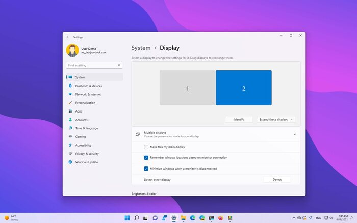Windows 11 Dual Monitor Management Built-in Support