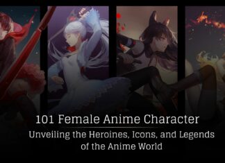 101 Female anime character