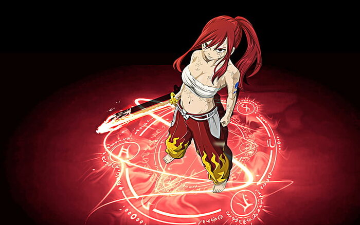 Erza Scarlet Female Anime Character