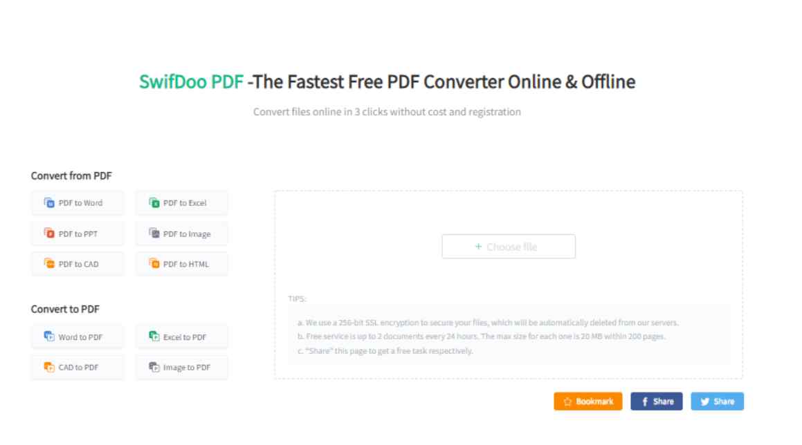 Now you can edit your document regardless of its format as SwifDoo PDF allows you to convert them into PDF format within no time.
