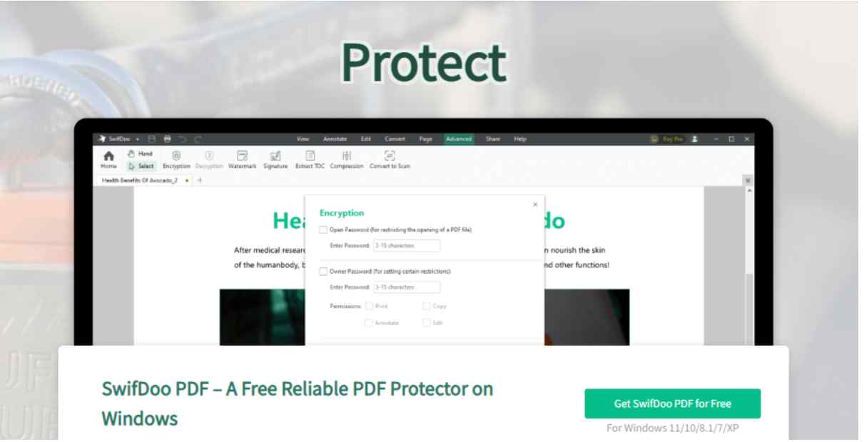 Your documents are absolutely safe and secured with SwifDoo PDF.