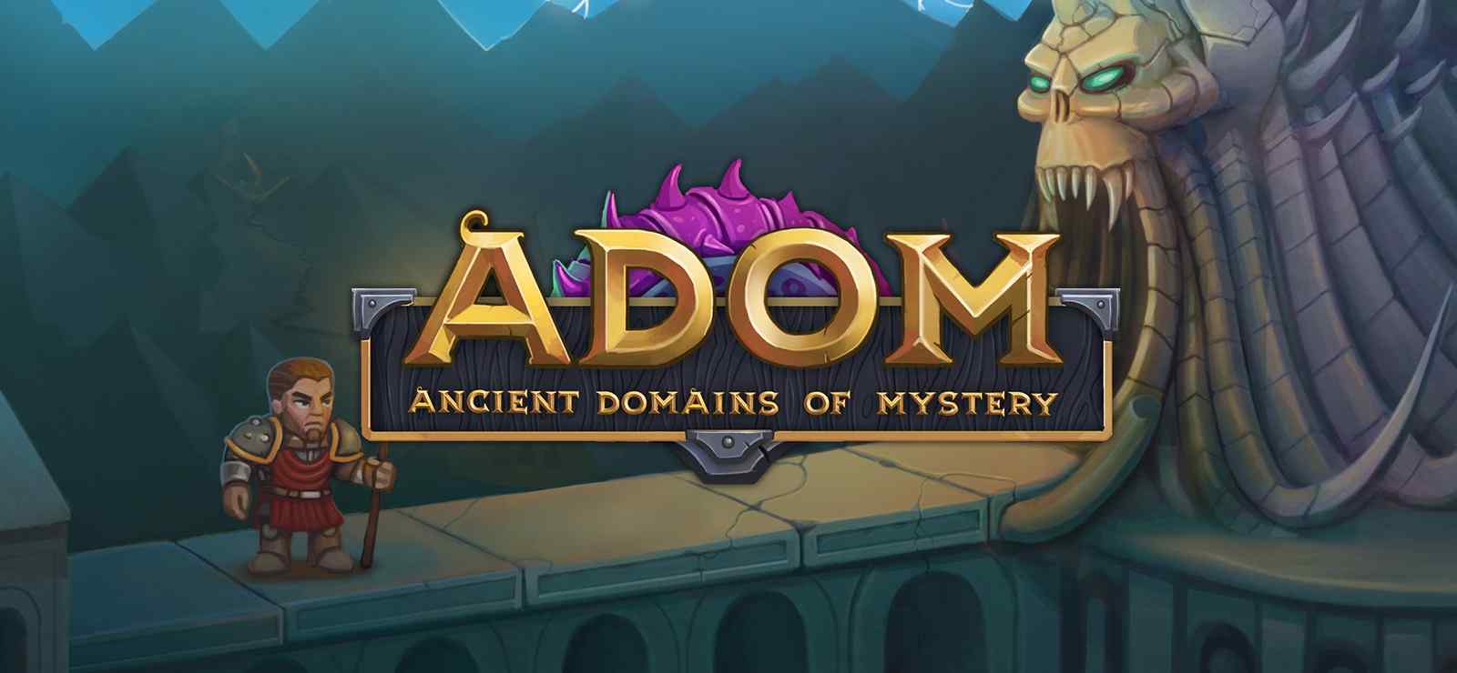 Ancient Domains of Mystery, or ADOM, was written by Thomas Biskup and came out in 1994.