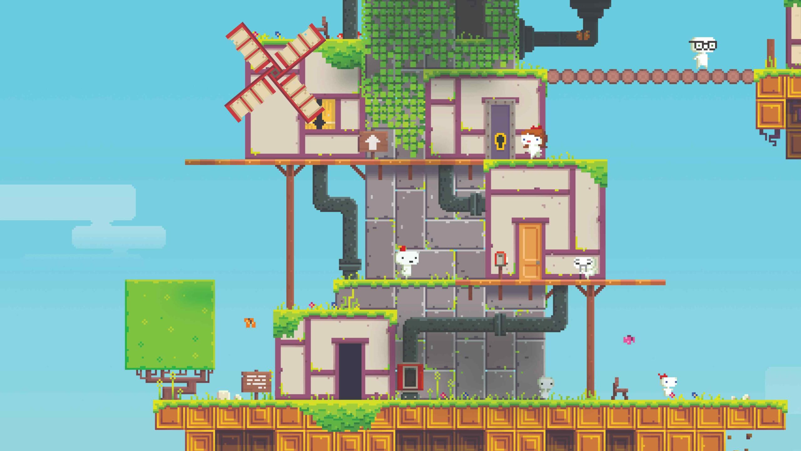 Fez is a puzzle platform game made by Polytron Corporation in 2012.