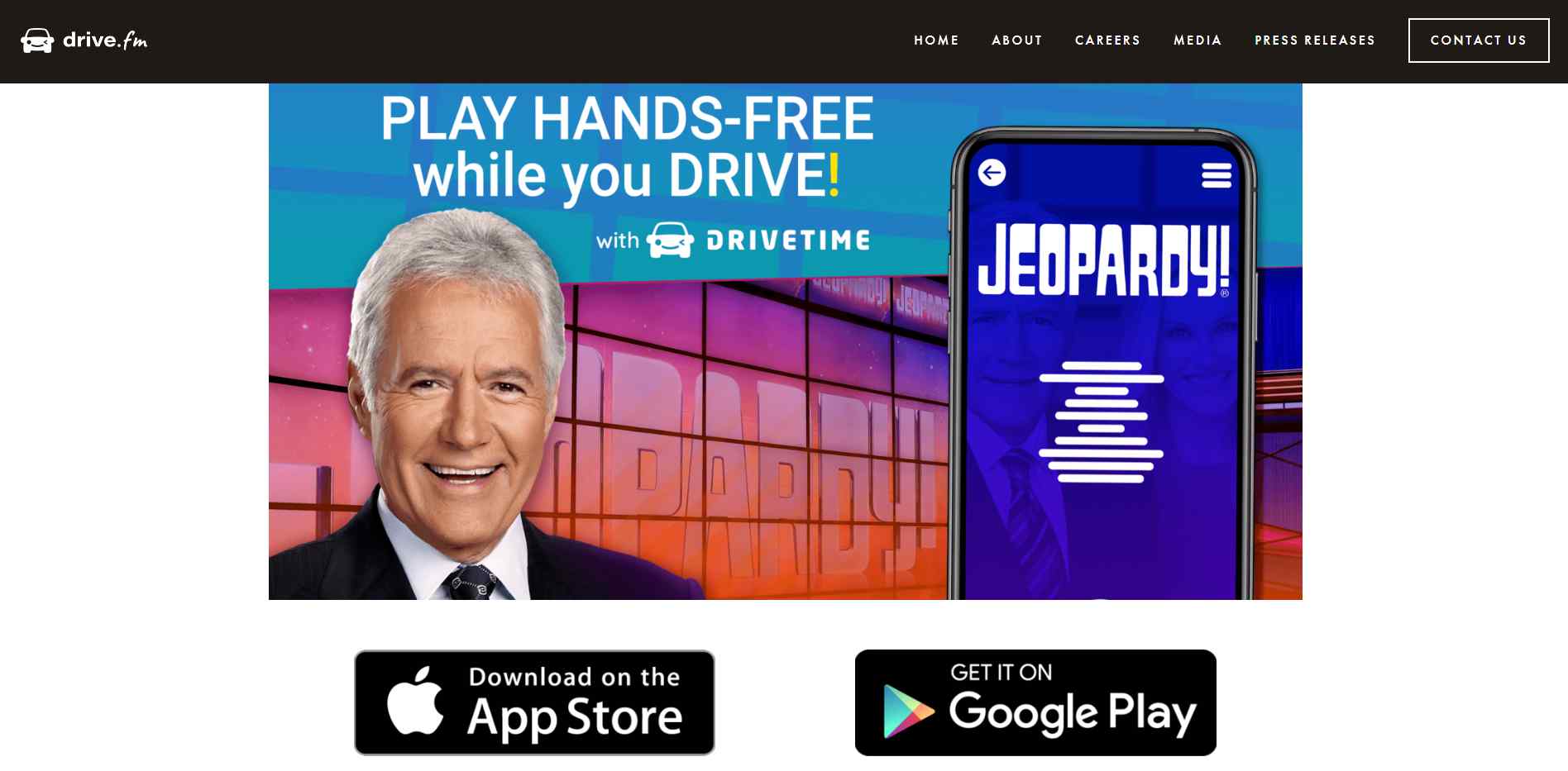 The game show Jeopardy! On Drivetime has been on the air since 1984 and is very popular.